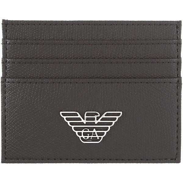 EMPORIO ARMANI Stylish Mini Wallet and Business Card Holder Set