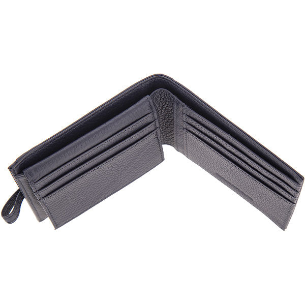EMPORIO ARMANI Sleek Bi-Fold Mini Wallet for Men