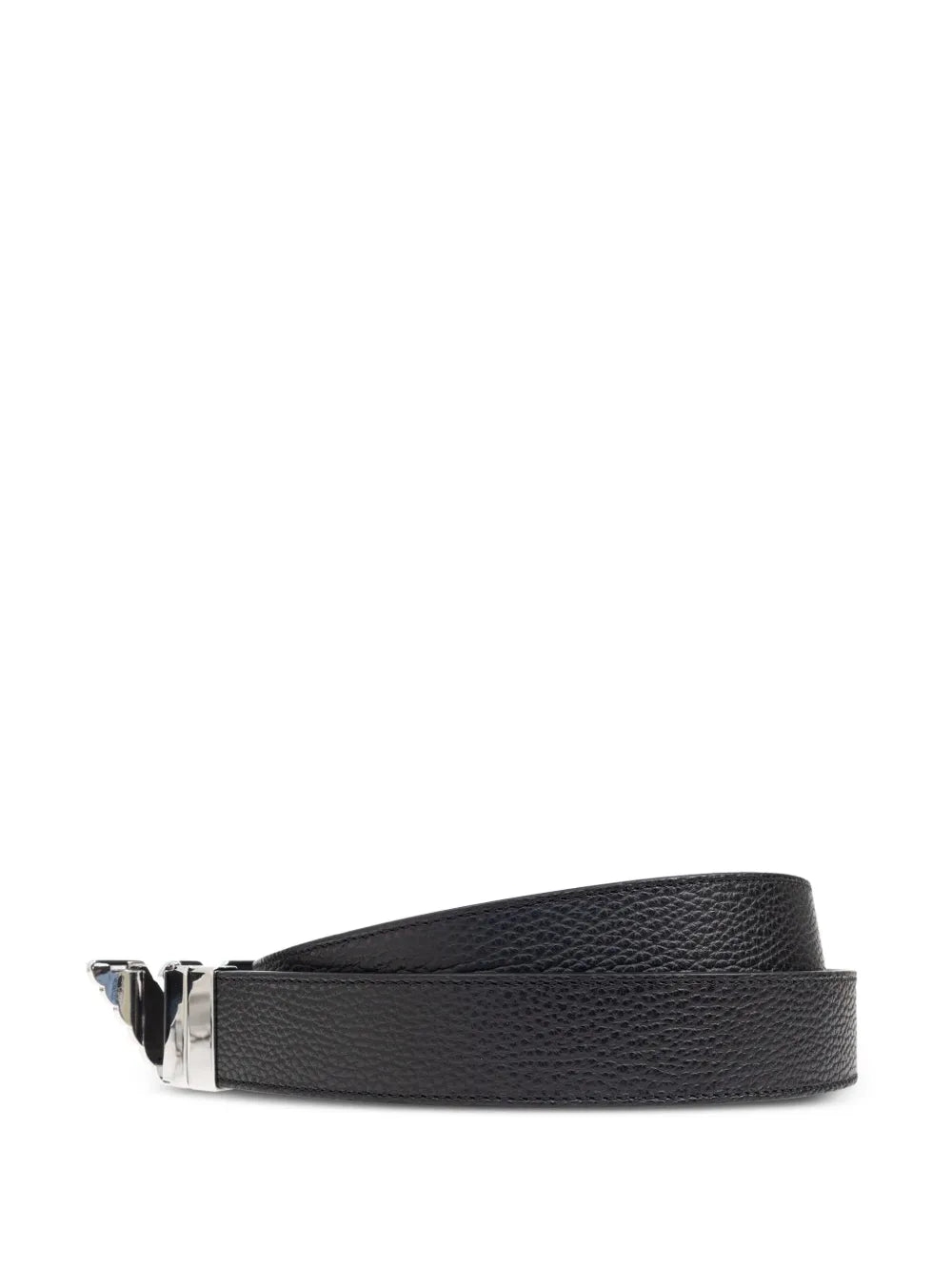EMPORIO ARMANI Reversible Leather Belt - 3.5 cm Height