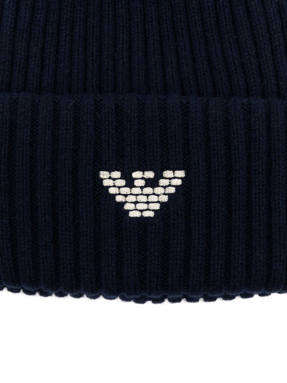 EMPORIO ARMANI Ribbed Beanie Hat for Men