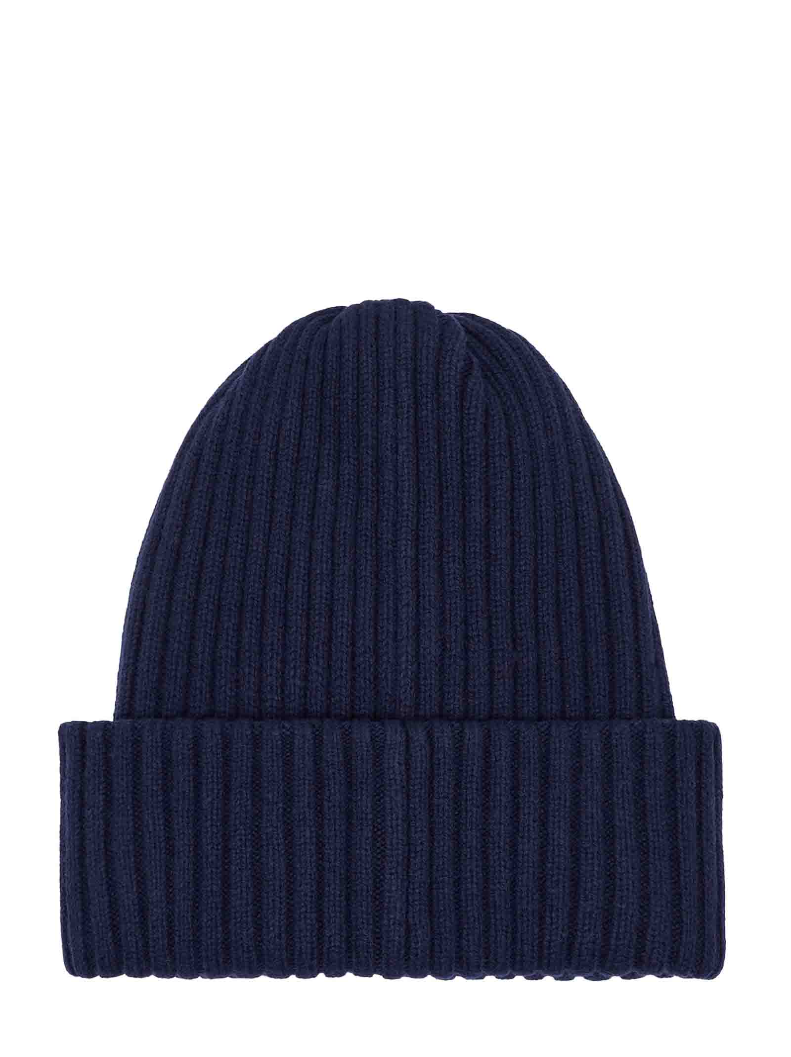 EMPORIO ARMANI Ribbed Beanie Hat for Men
