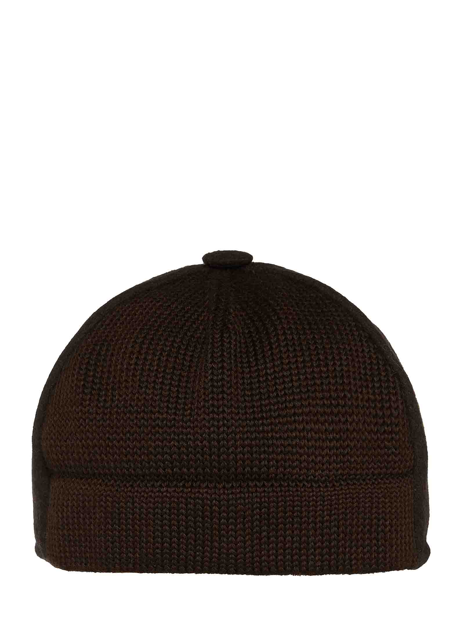 EMPORIO ARMANI Sophisticated Wool Blend Baseball Cap for Men