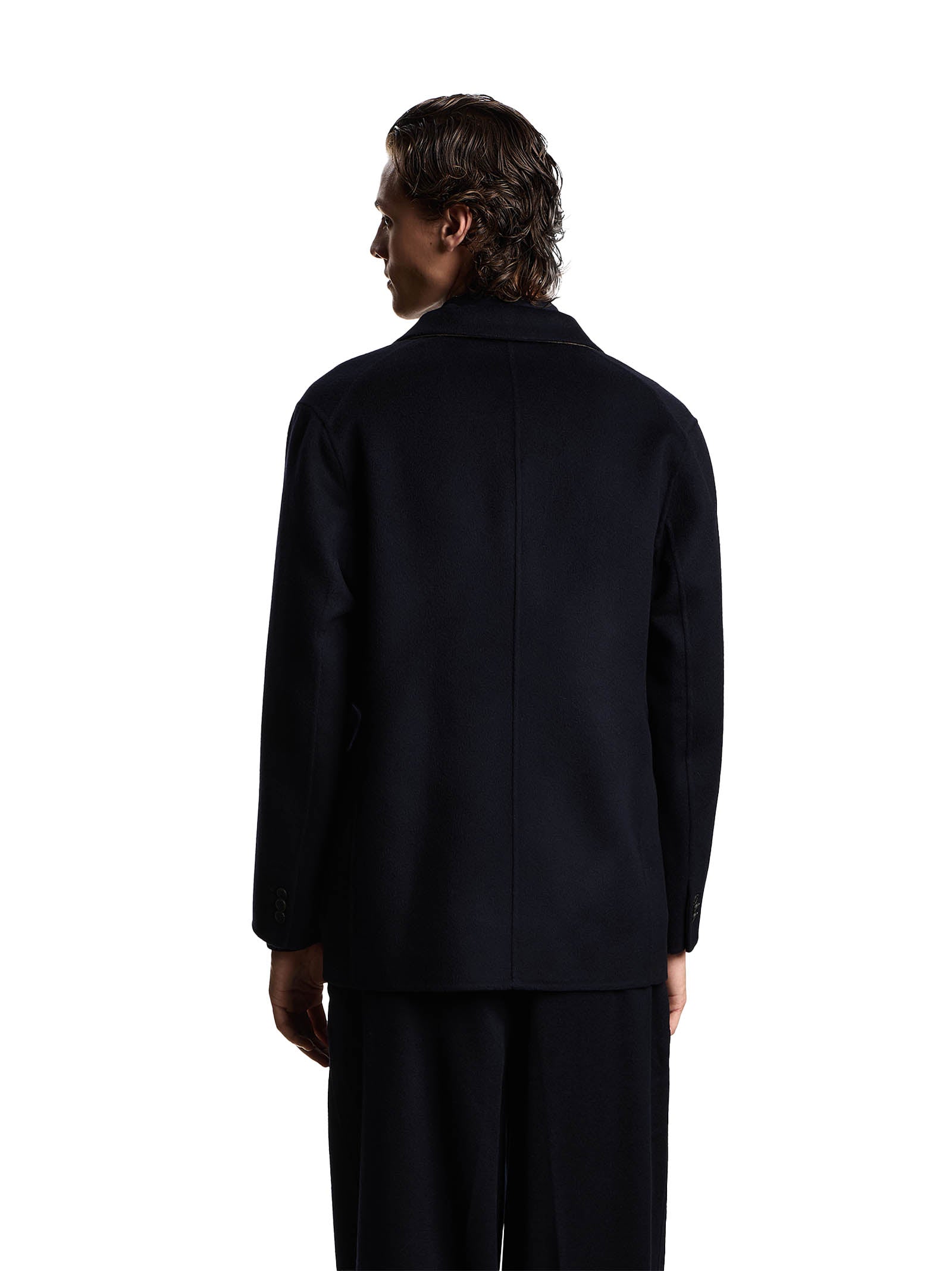 EMPORIO ARMANI Double-Breasted Blazer for Men - Sophisticated Tailored Fit