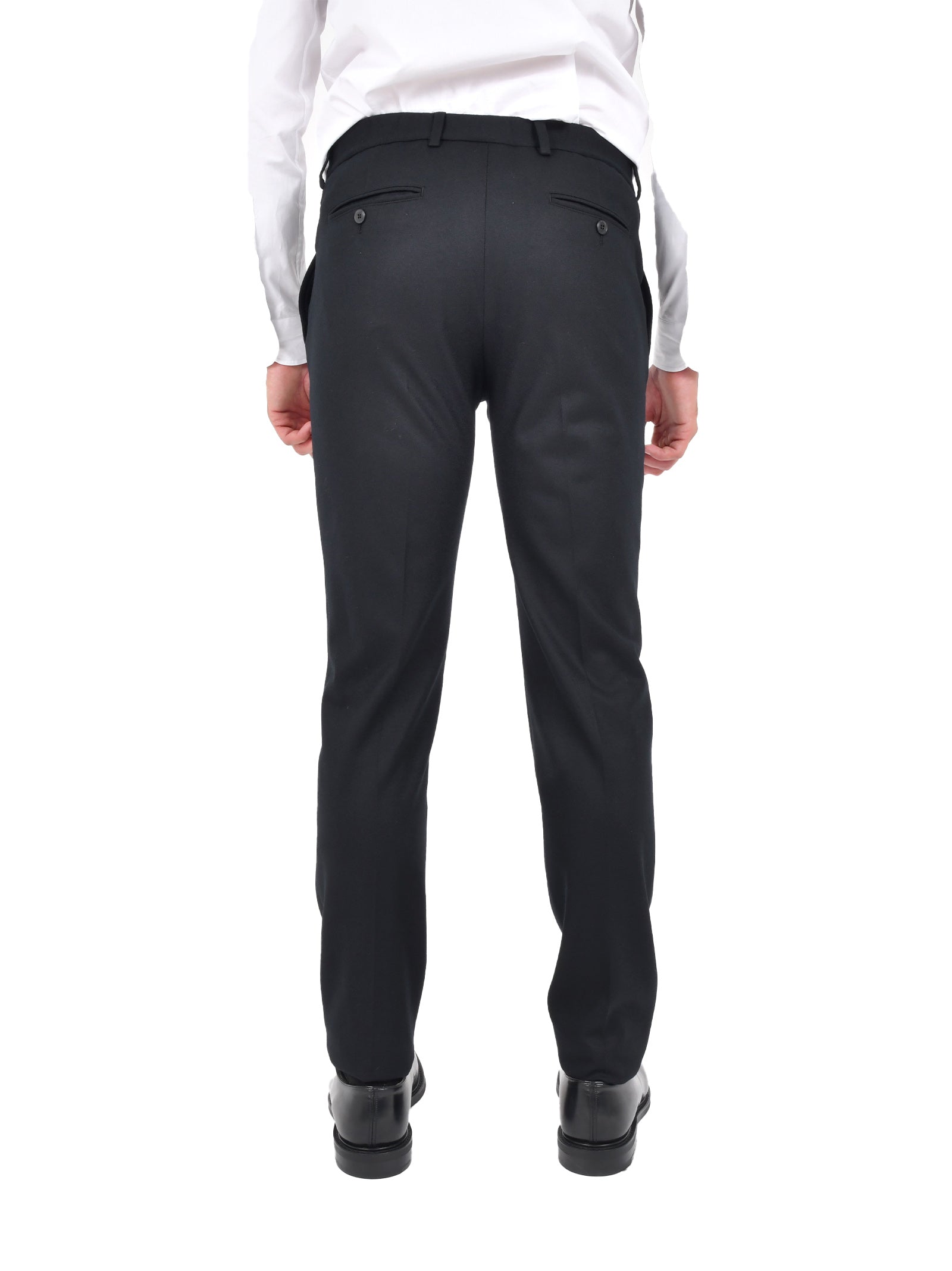 EMPORIO ARMANI Slim-Fit Tailored Trousers for Men - FW25