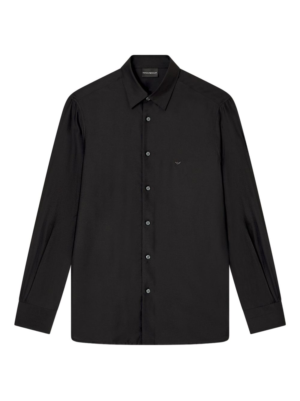 EMPORIO ARMANI Luxury Silk-Blend Shirt for Men - FW25