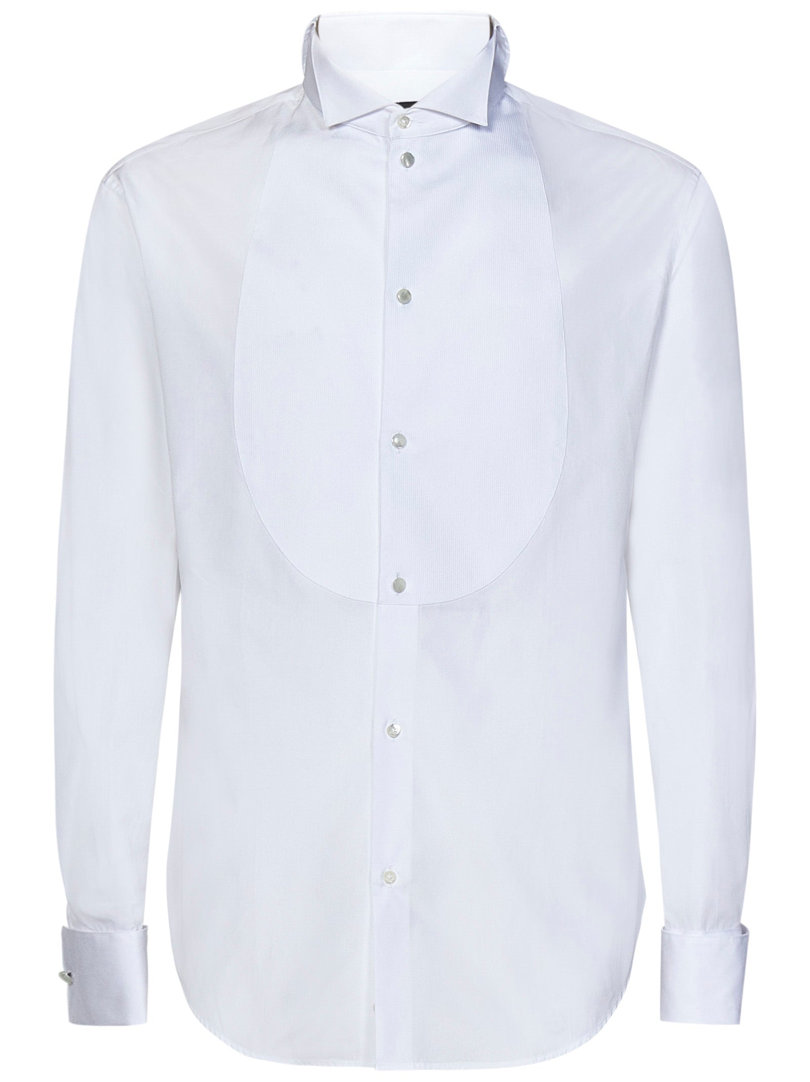 EMPORIO ARMANI Elevated Tuxedo Shirt for Men - Spring Summer 25