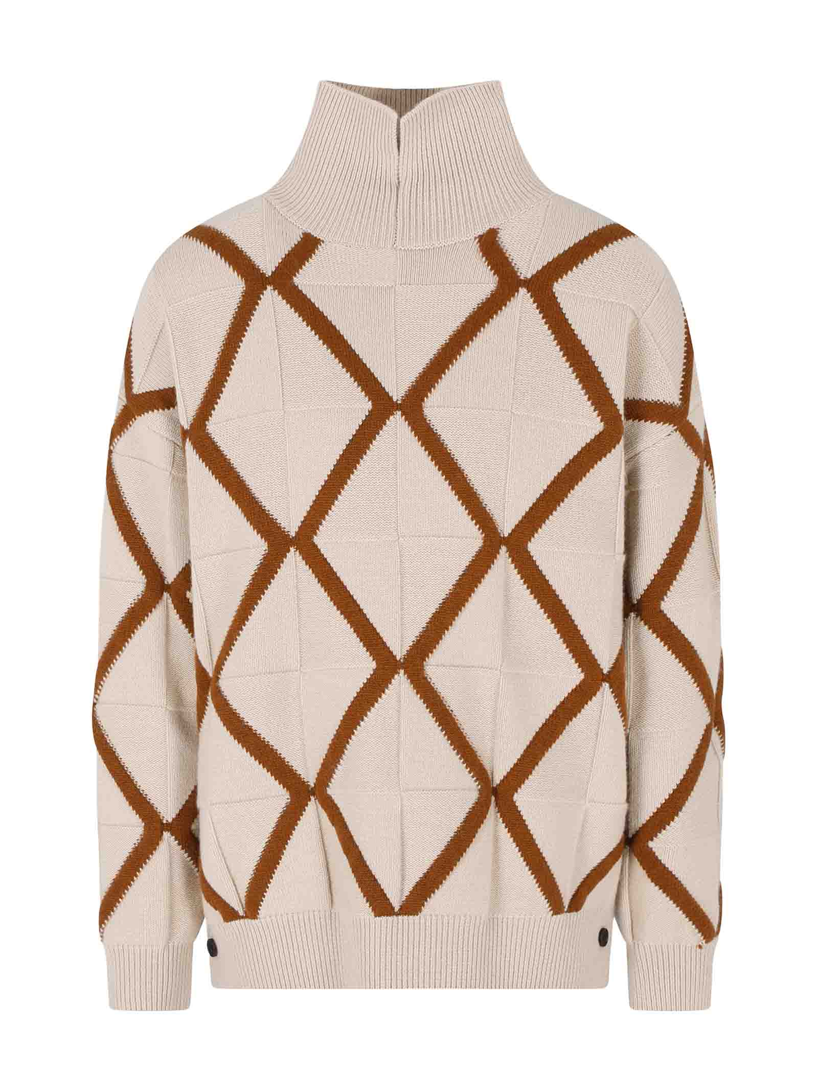 EMPORIO ARMANI Sophisticated Polo Sweater for Men