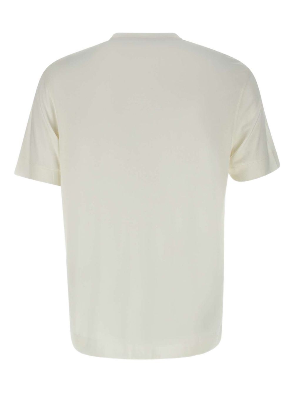 EMPORIO ARMANI Men's Crewneck T-Shirt with Micro Eagle Embroidery