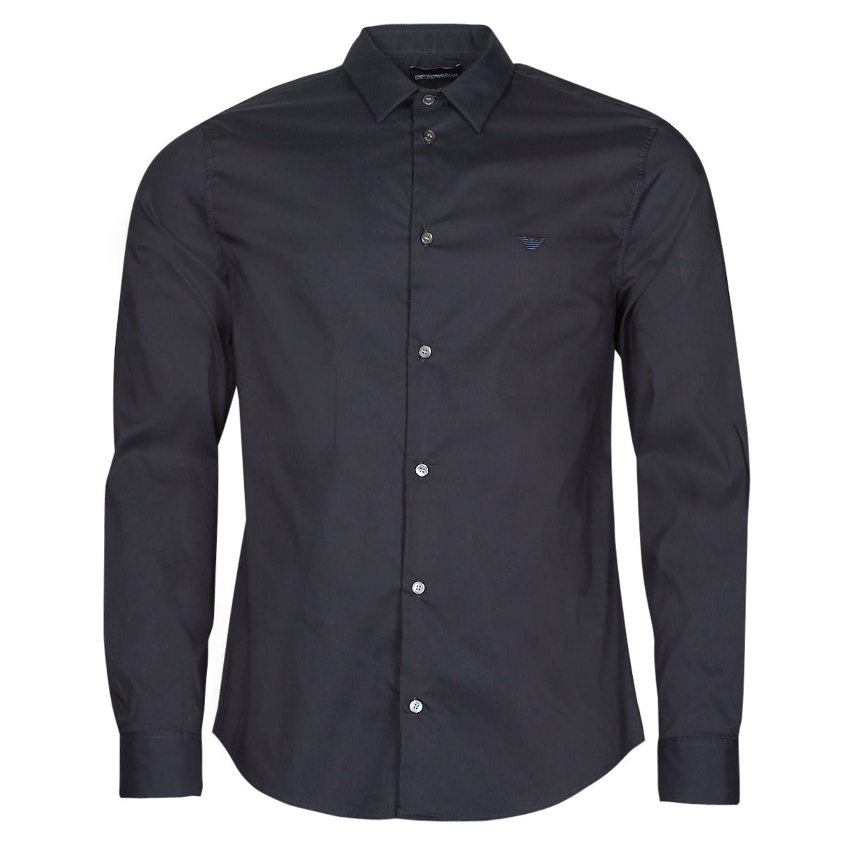 EMPORIO ARMANI Sophisticated Long Sleeve Mini Button-Up Shirt