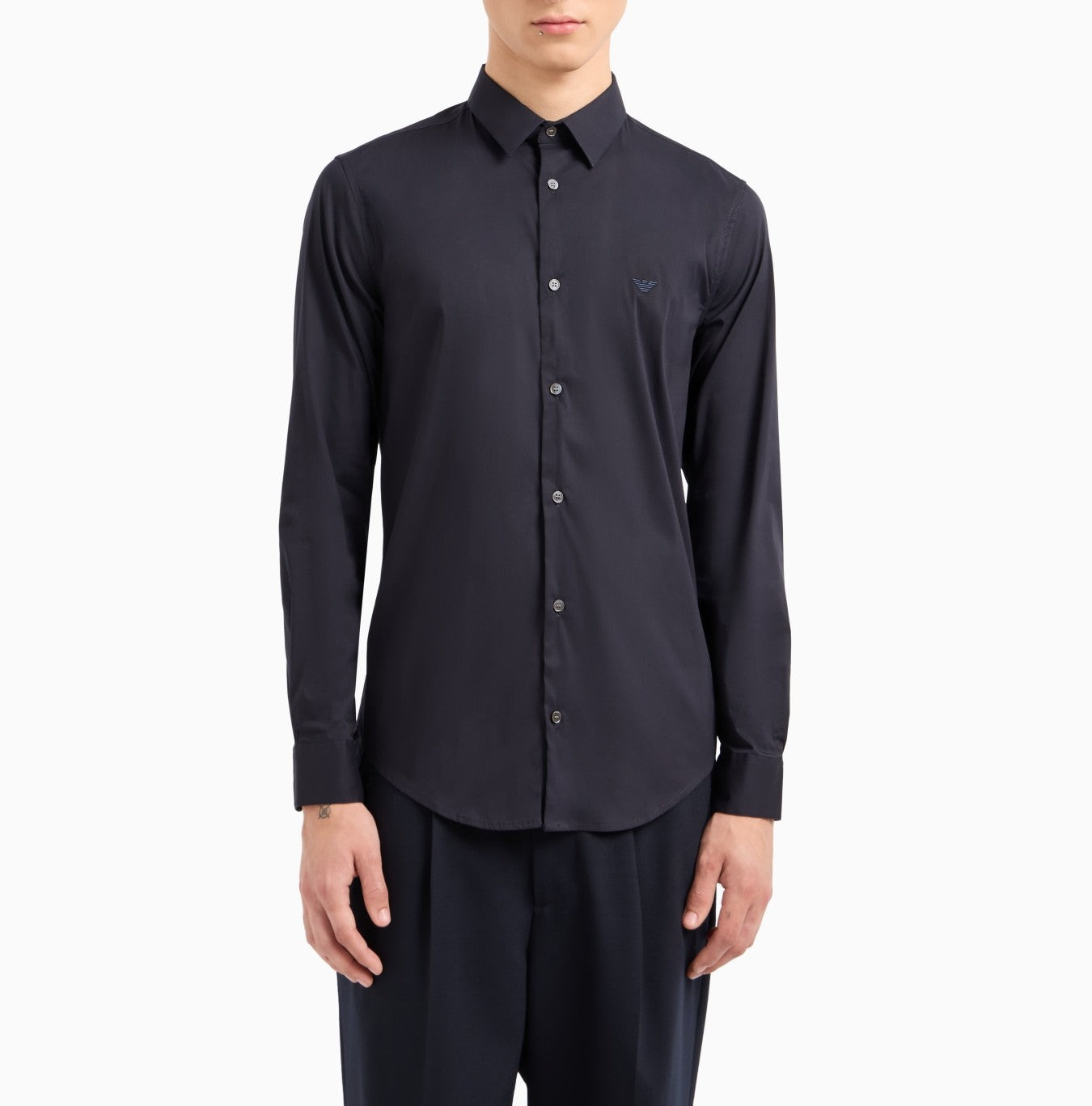 EMPORIO ARMANI Classic Long Sleeve Shirt for Men