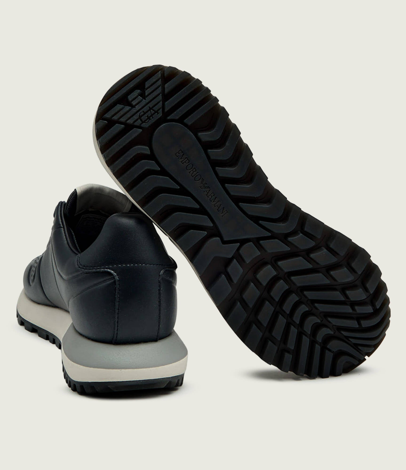 EMPORIO ARMANI Stylish Lace-Up Sneakers for Men