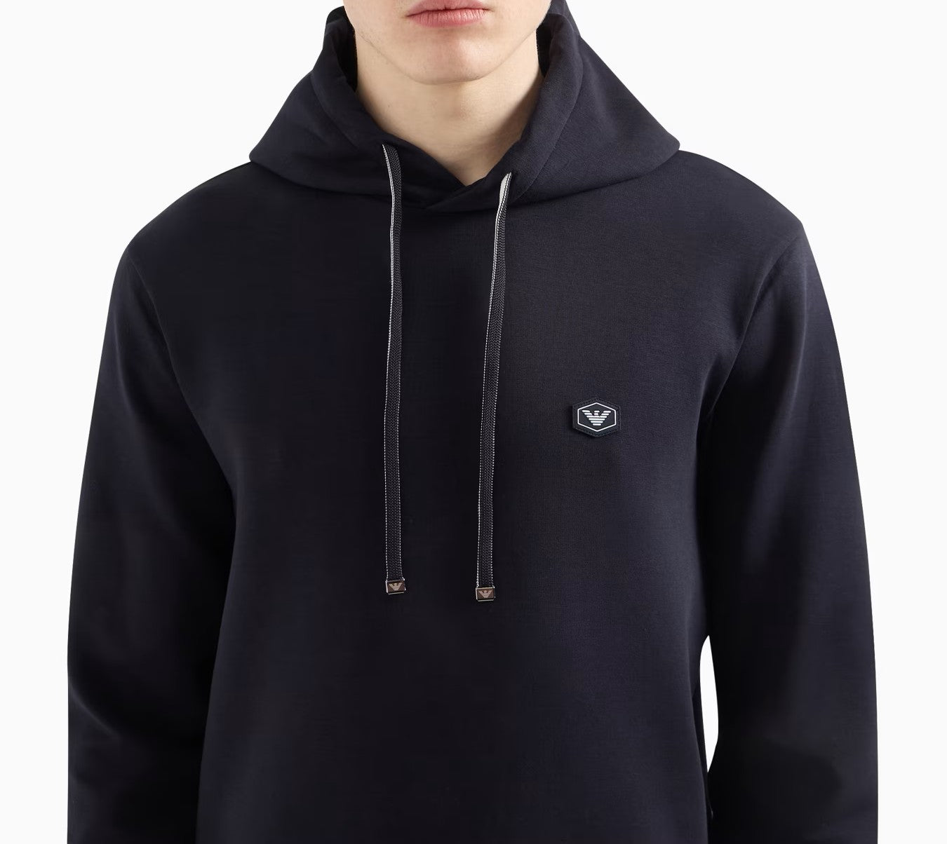EMPORIO ARMANI Men's Casual Sweatshirt with Drawstring Hood