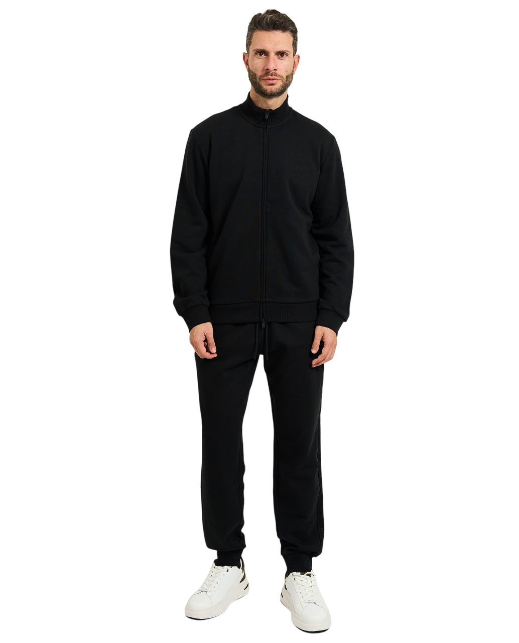 EMPORIO ARMANI Full-Zip Sweatshirt and Pants Tracksuit for Men