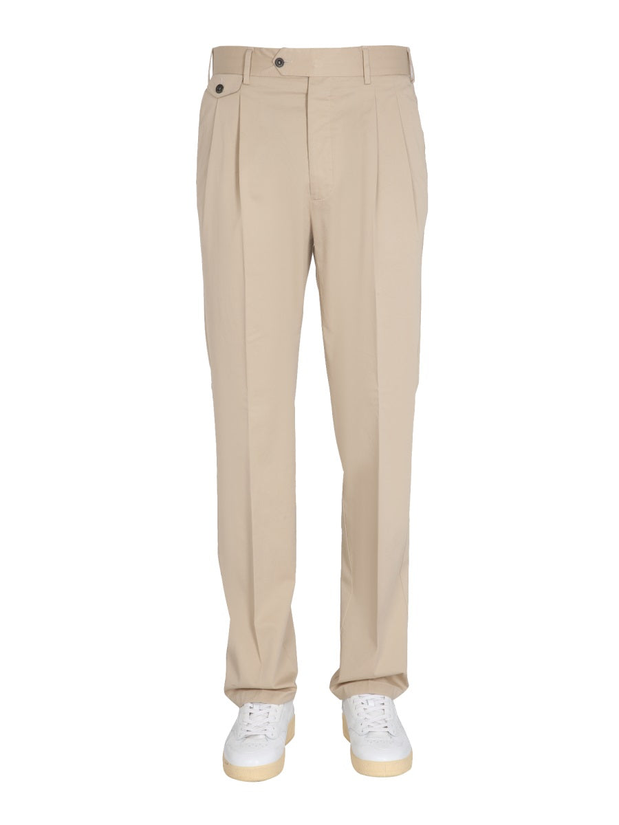 LARDINI Classic Poplin Pants for Men - SS22
