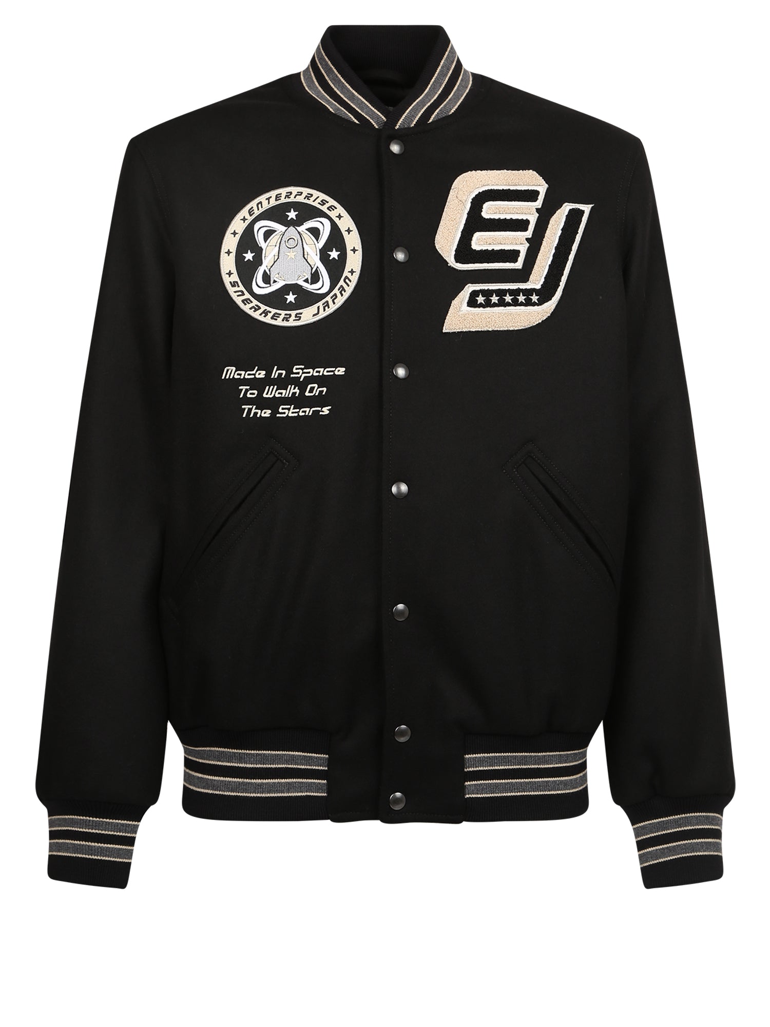 ENTERPRISE JAPAN Classic Varsity Jacket for Men - Spring/Summer Edition