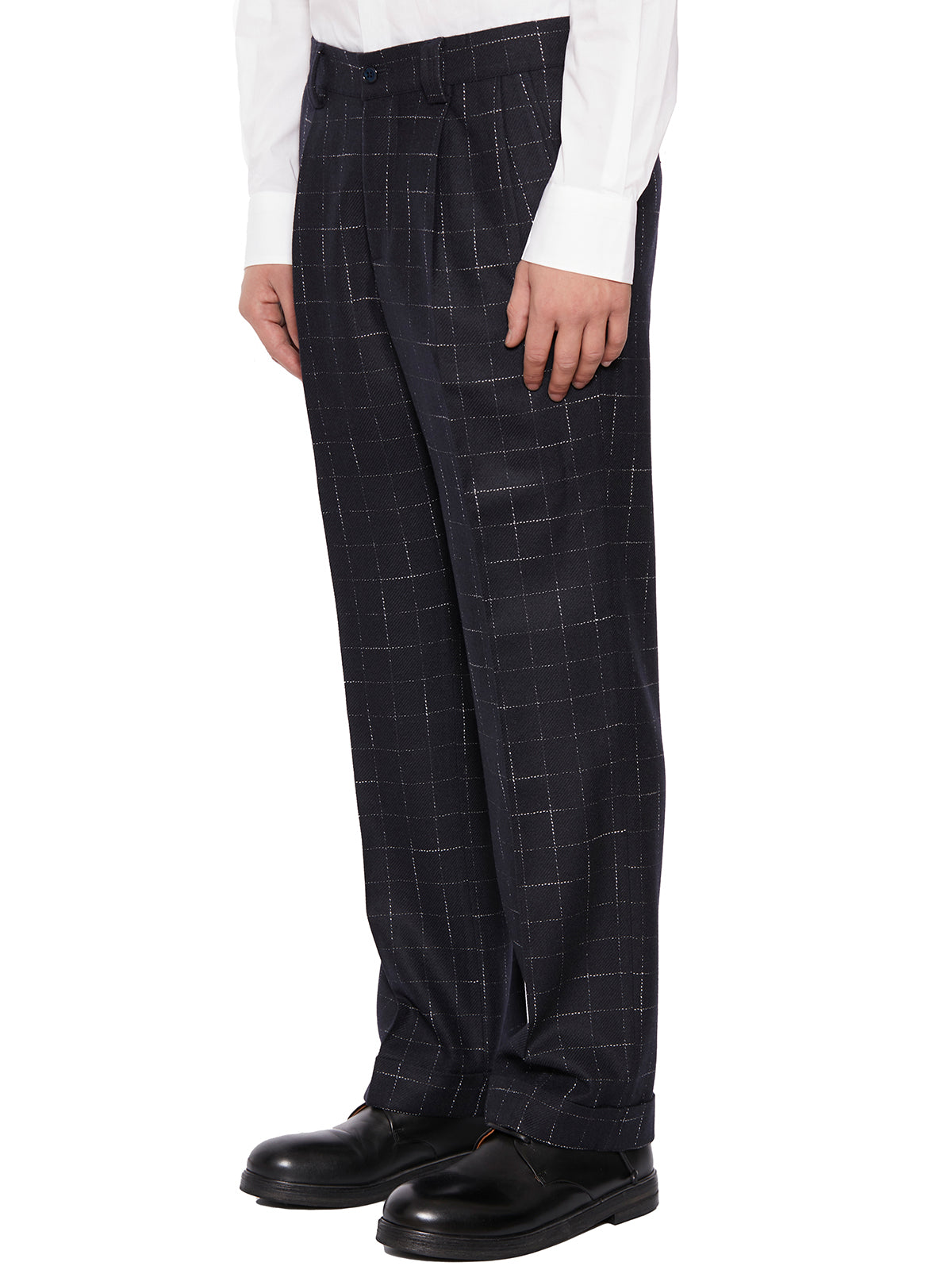 DANIELE ALESSANDRINI Stylish Wool Pants for Men - Size 48