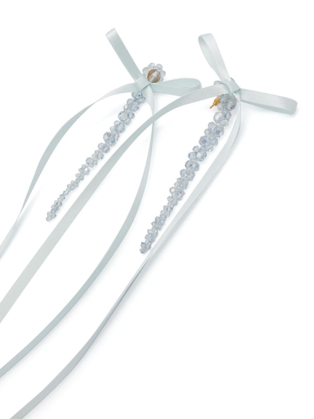 SIMONE ROCHA Mini Bow Ribbon Drip Earrings for Women