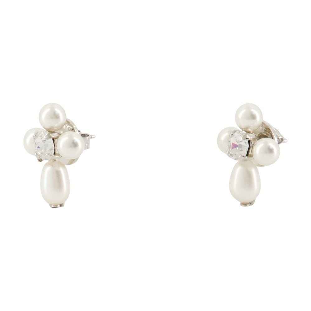 SIMONE ROCHA Baroque Pearl & Crystal Mini Earrings