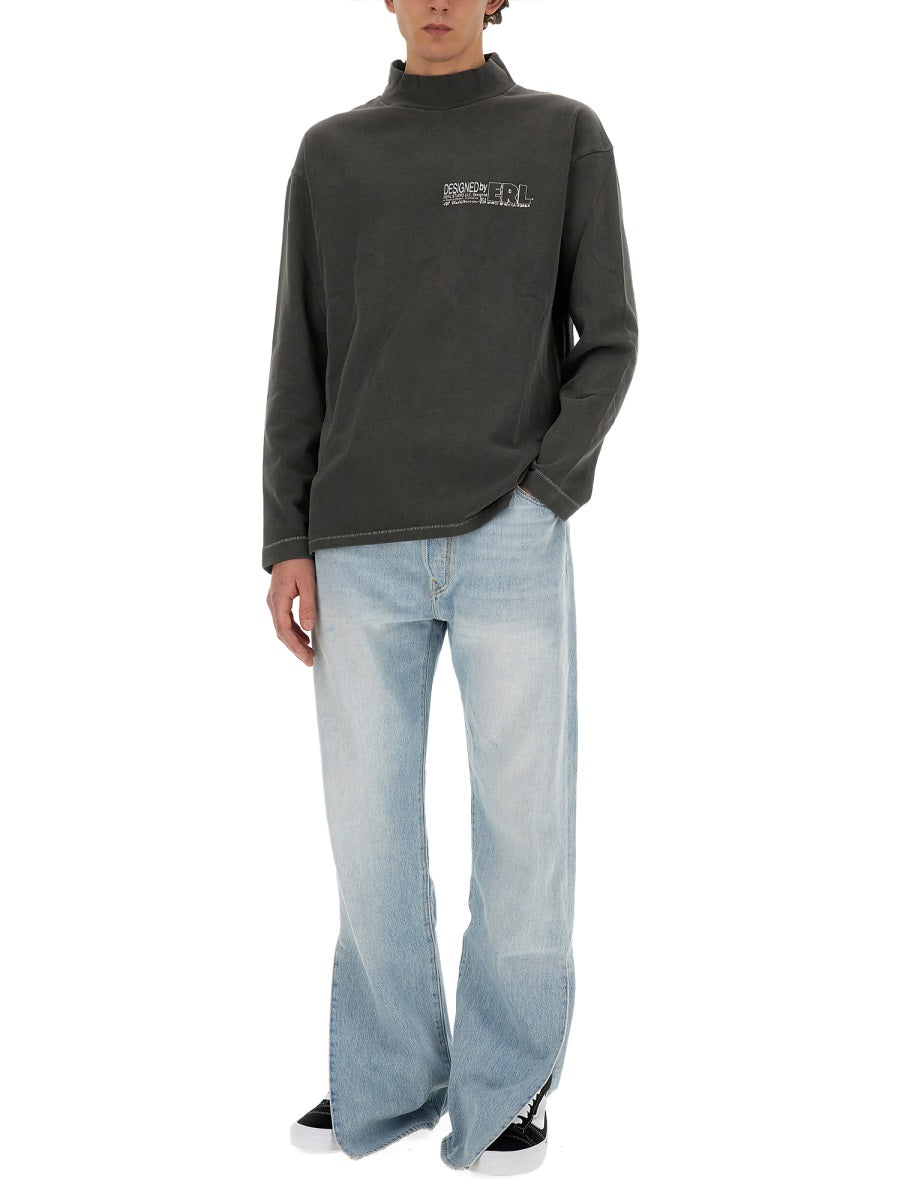 ERL Graphic Cotton T-Shirt - Size L