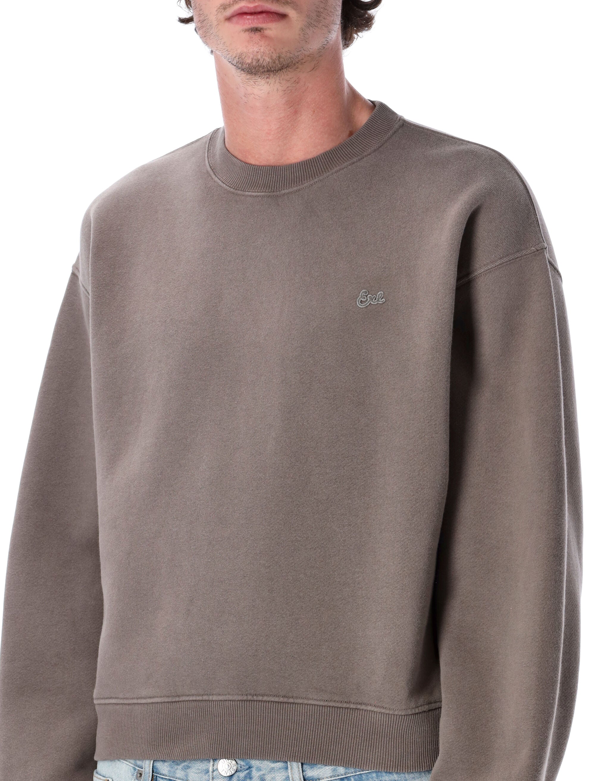 ERL Minimalist Script Crewneck Sweatshirt - Size M