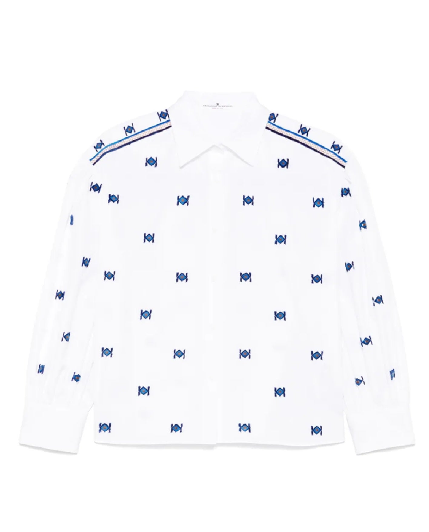 ERMANNO SCERVINO Stylish Women's 100% Cotton Shirt - Perfect for Spring/Summer 2025