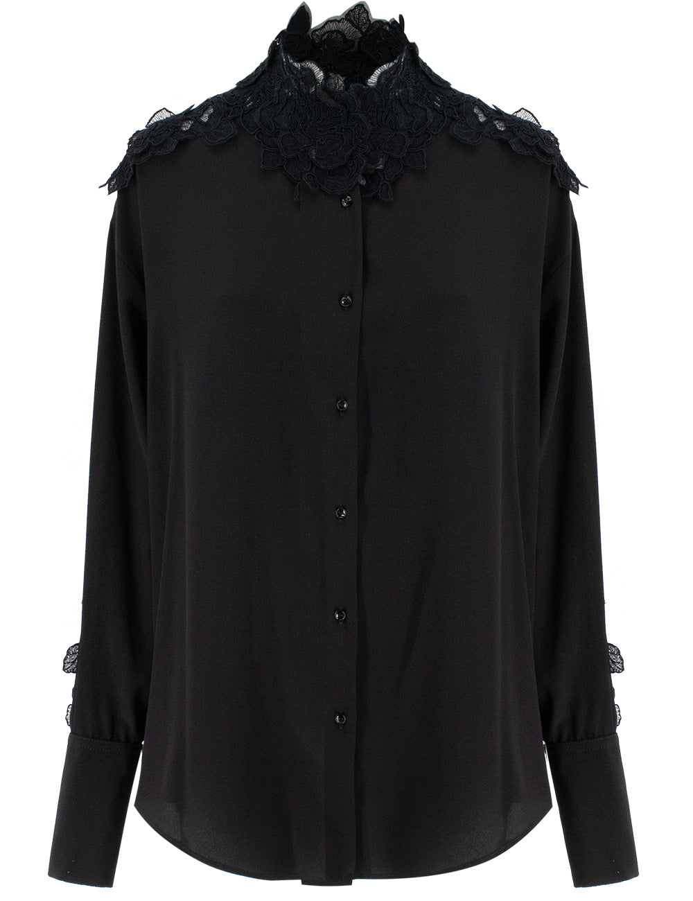 ERMANNO SCERVINO Cotton Blouse with Lace Detailing for Women