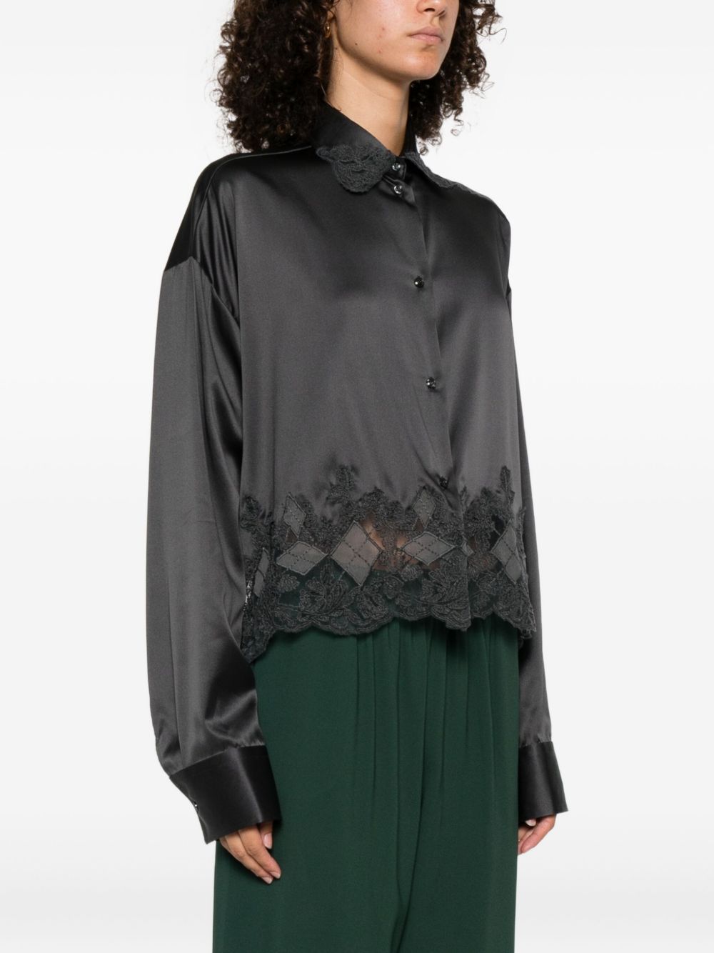 ERMANNO SCERVINO Silk-Elastane Blend Women's Shirt - FW25