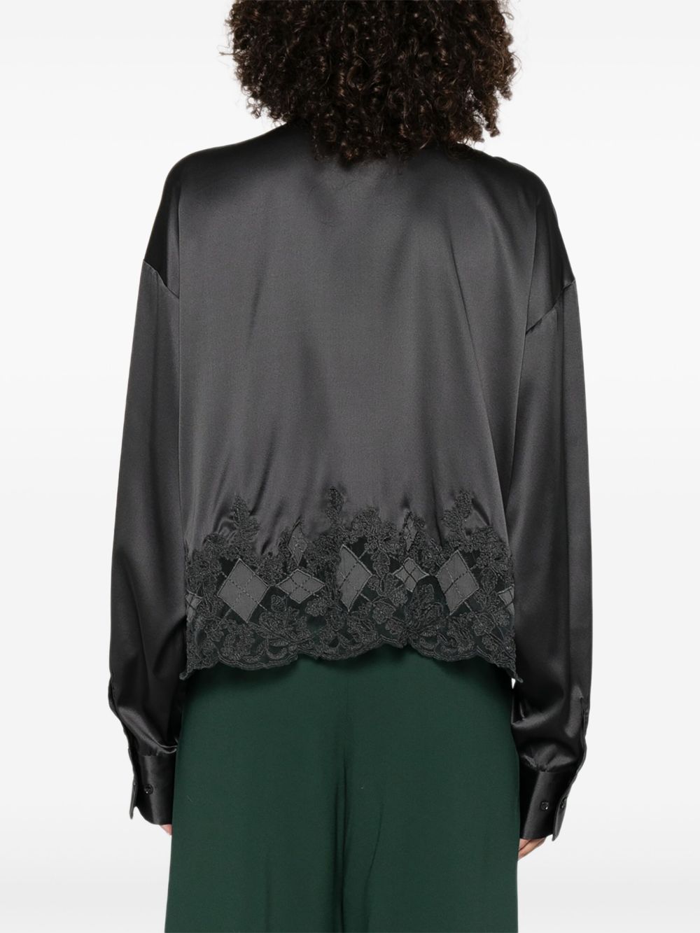 ERMANNO SCERVINO Silk-Elastane Blend Women's Shirt - FW25