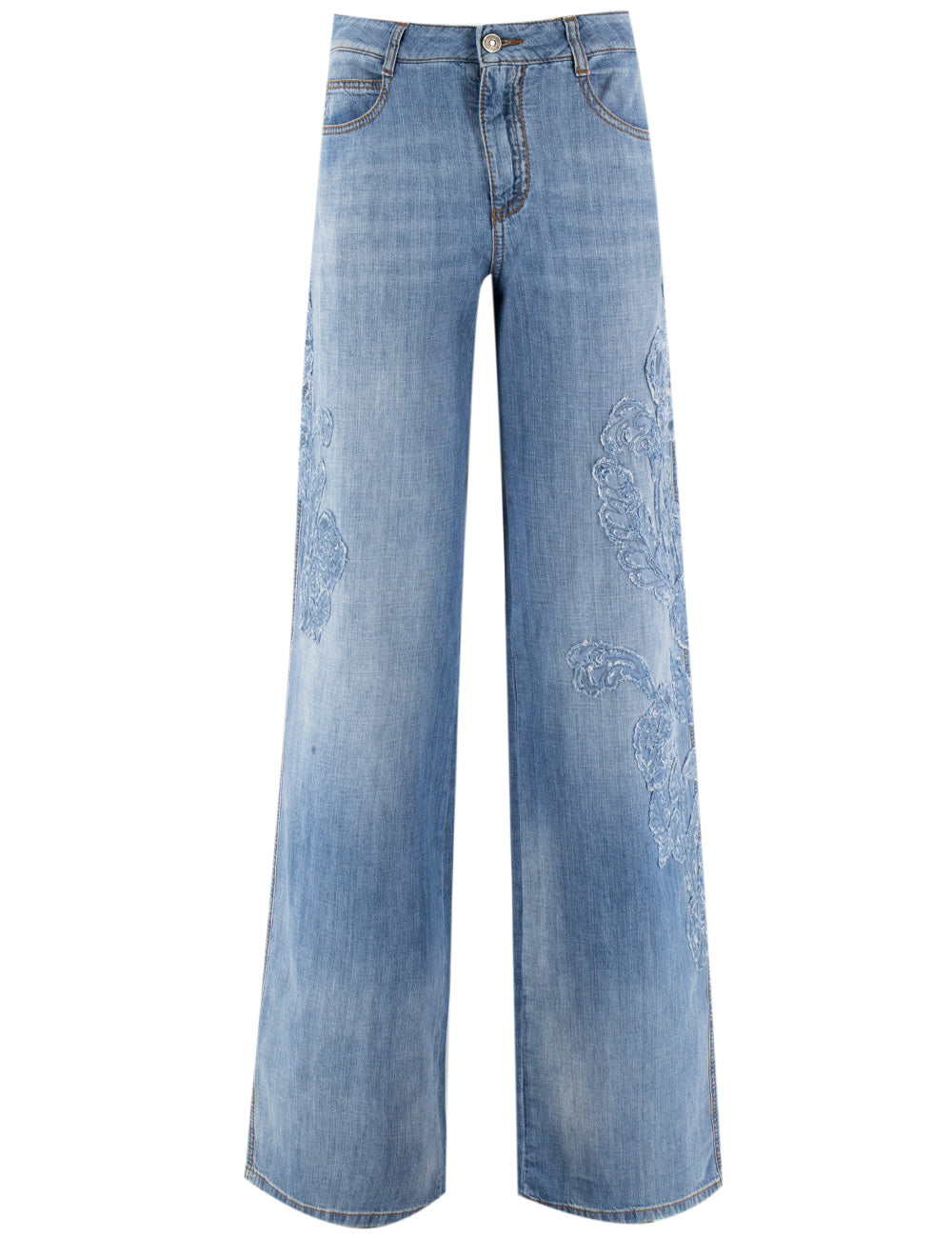 ERMANNO SCERVINO Lace-Detail Jeans for Women