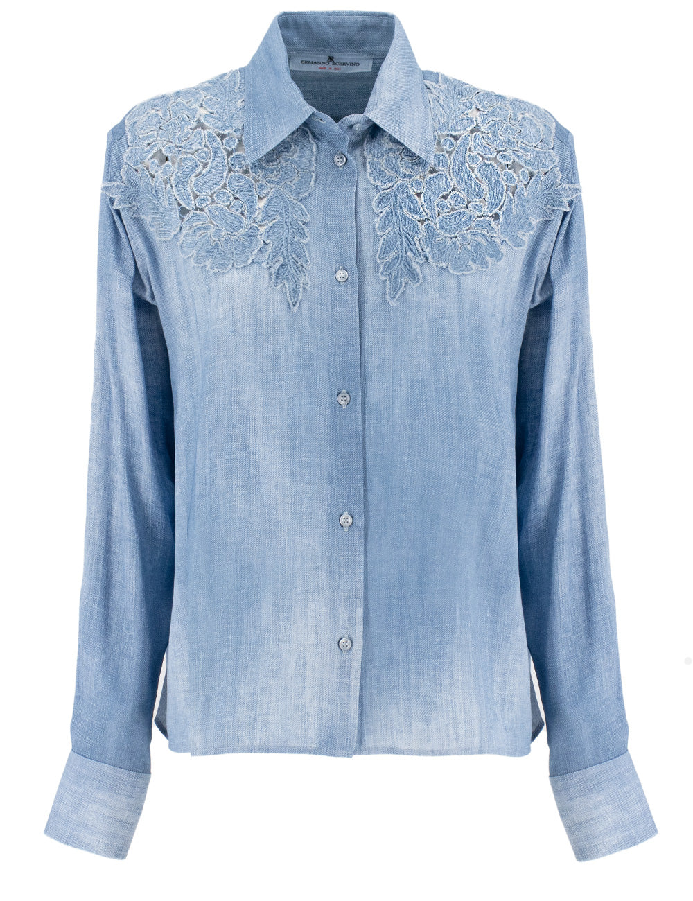 ERMANNO SCERVINO Floral Lace Detail Shirt for Women