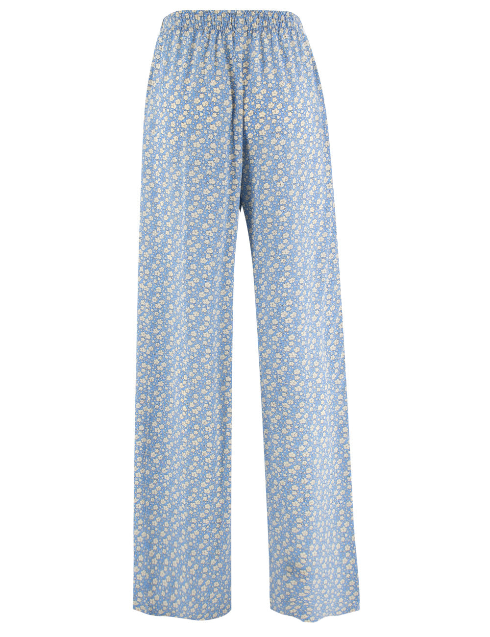ERMANNO SCERVINO Fluid Floral Silk Trousers for Women