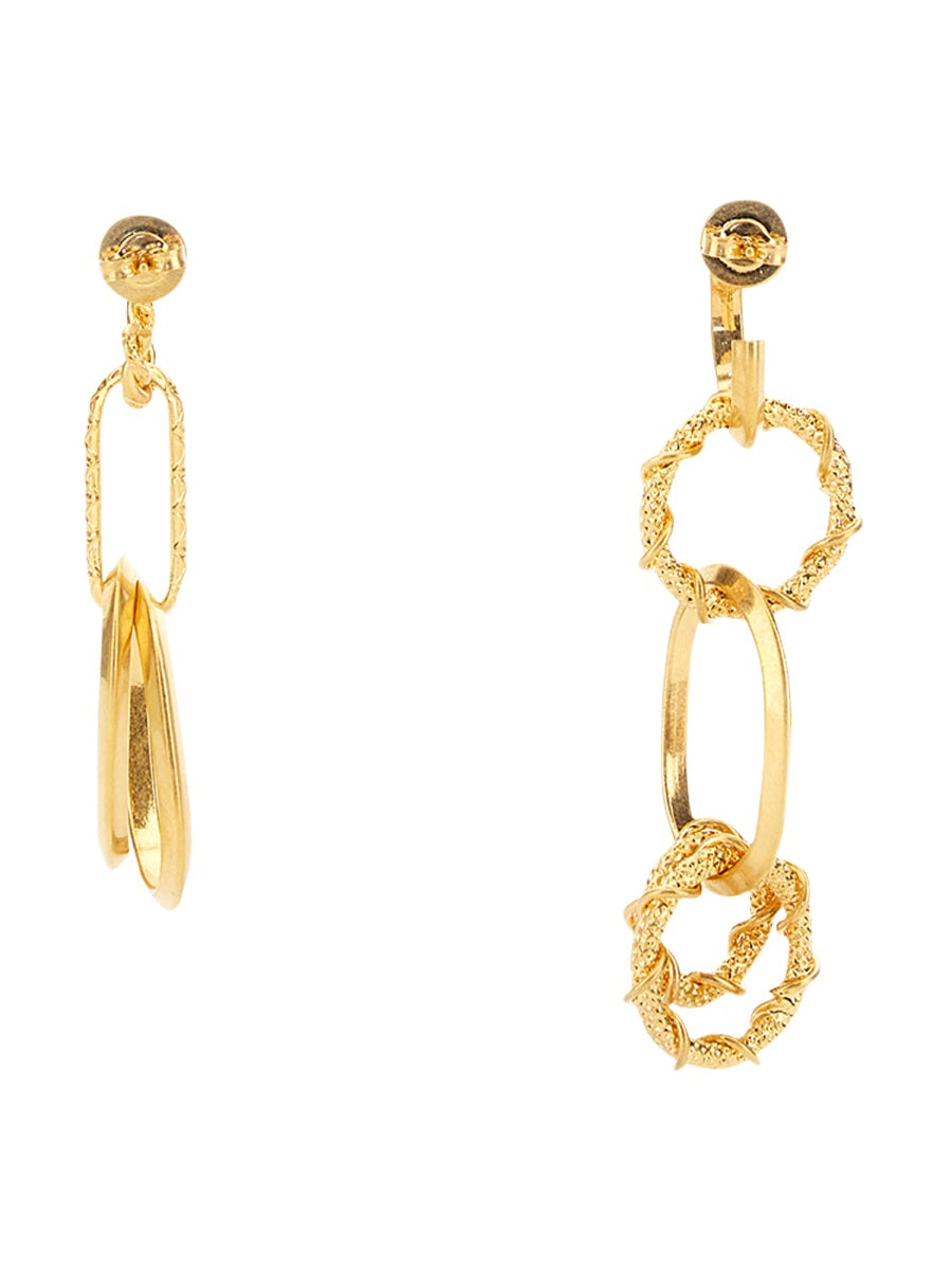DSQUARED2 Statement Earring with Chain Rings