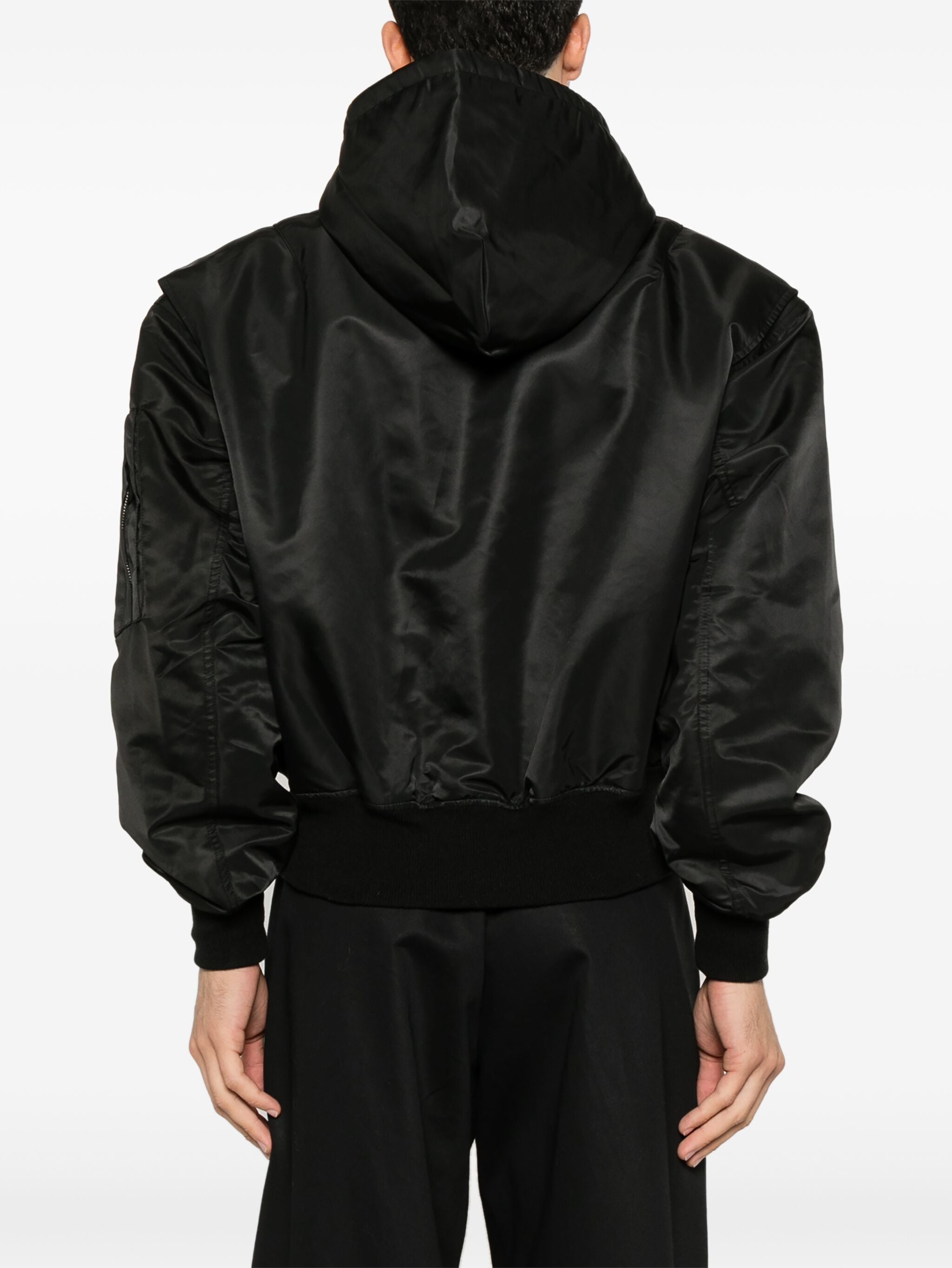 ENTIRE STUDIOS Hooded Broad Bomber Jacket for Women
