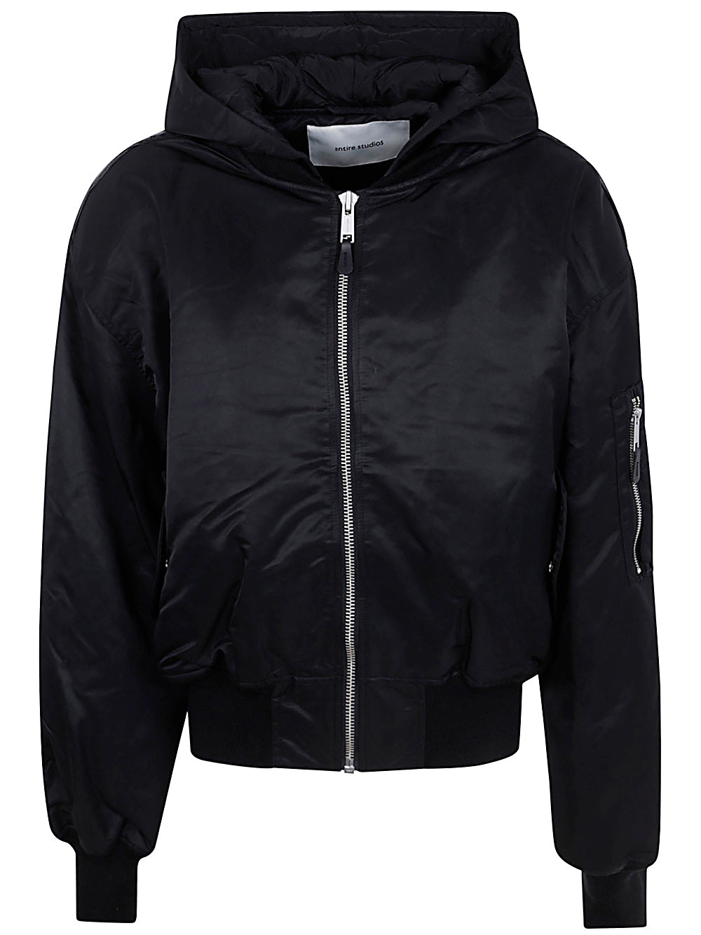 ENTIRE STUDIOS Women's Hooded Broad Bomber Jacket