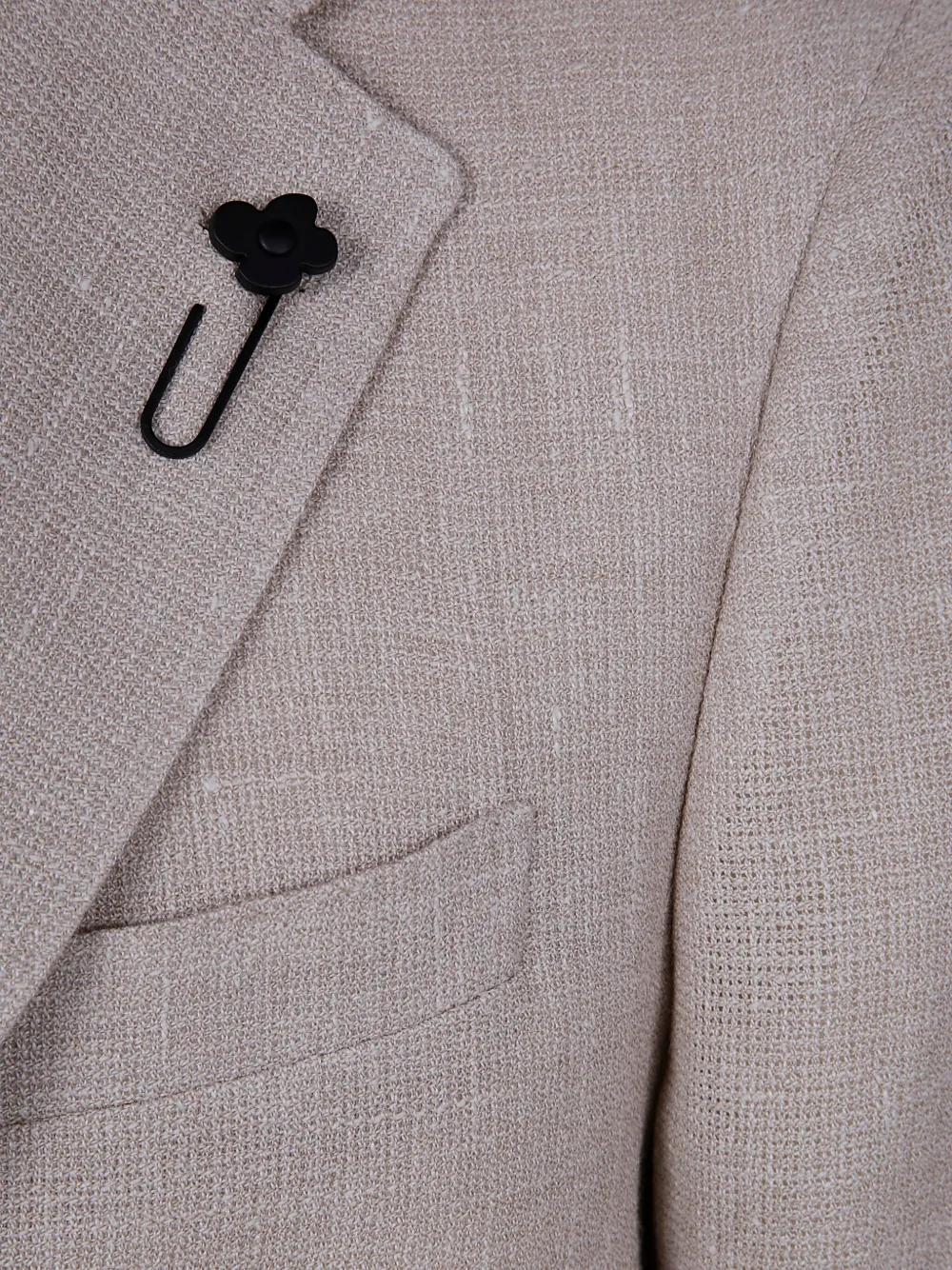 LARDINI Linen Wool Blend Jacket for Men - Spring/Summer 2025