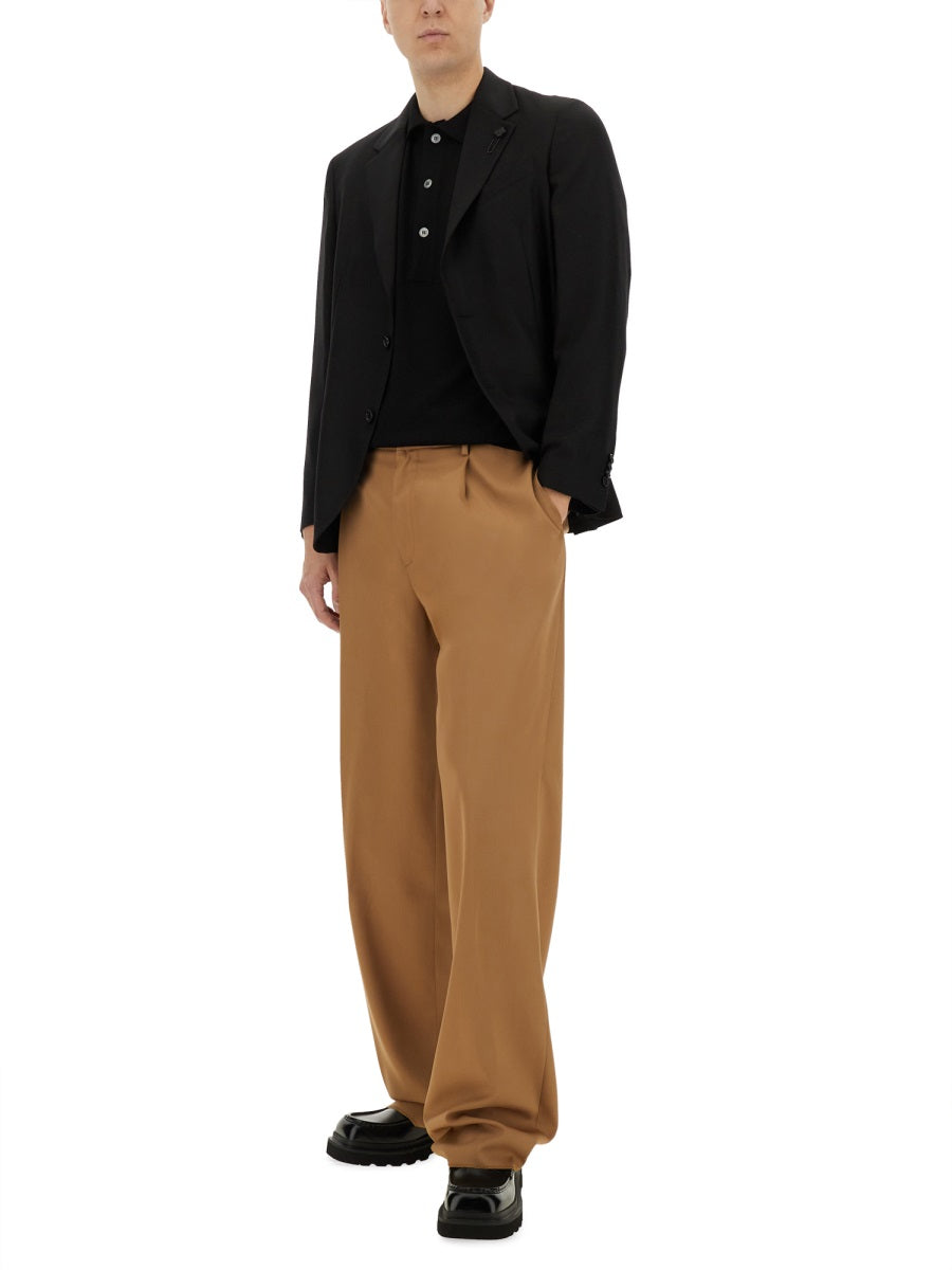 LARDINI Organic Cotton Polo Shirt - Size L