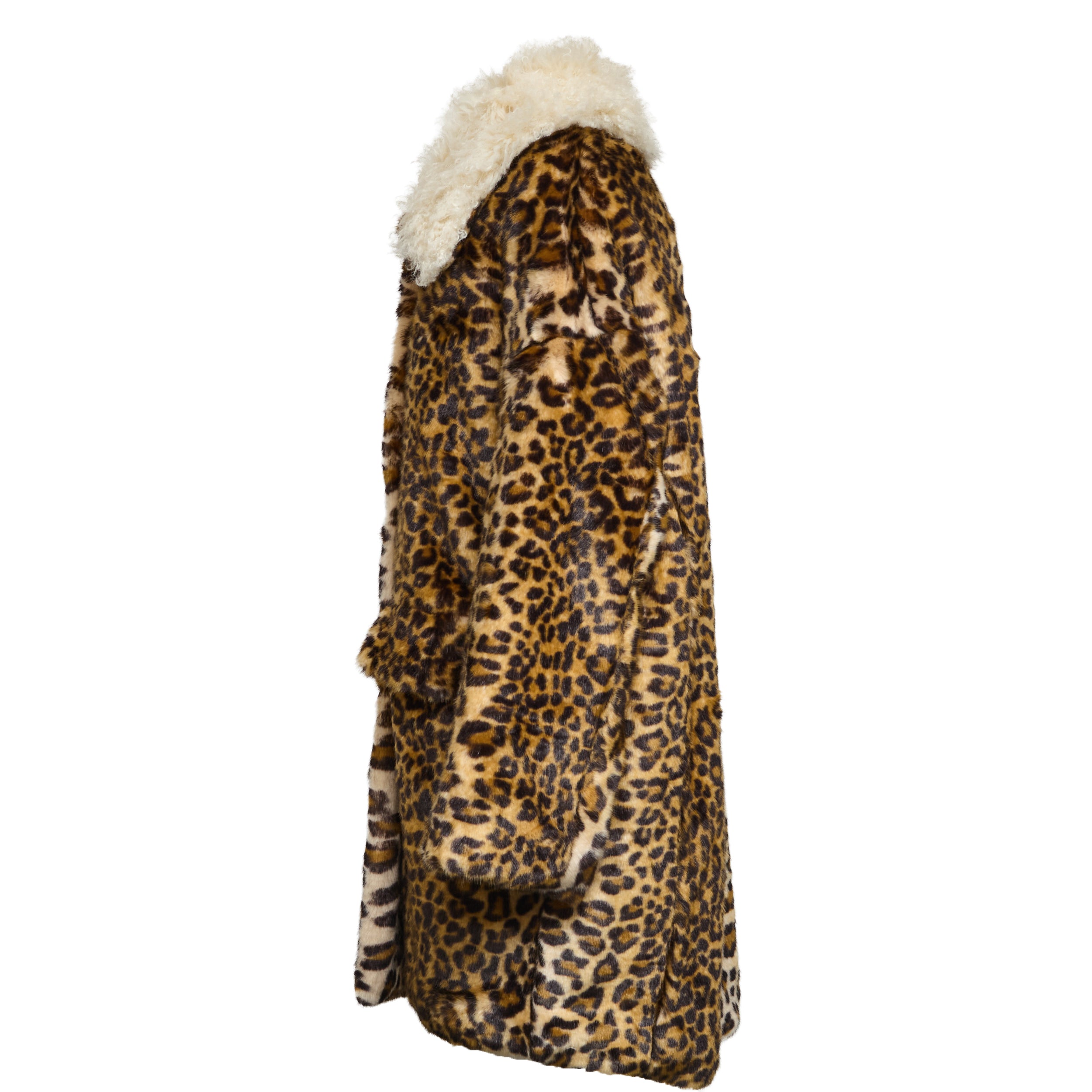 ESSENTIEL ANTWERP Leopard-Print Faux Fur Jacket for Women