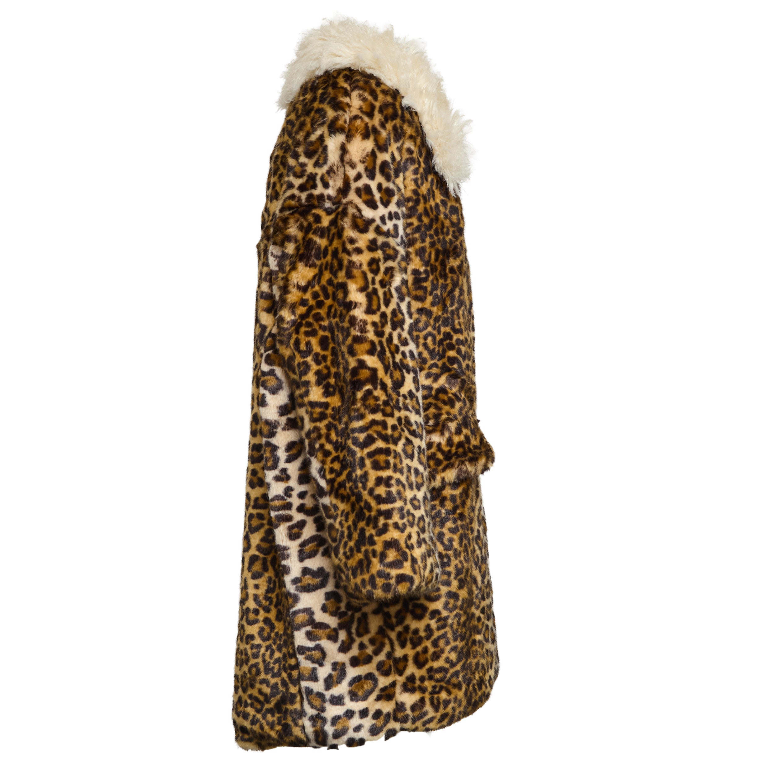ESSENTIEL ANTWERP Leopard-Print Faux Fur Jacket for Women