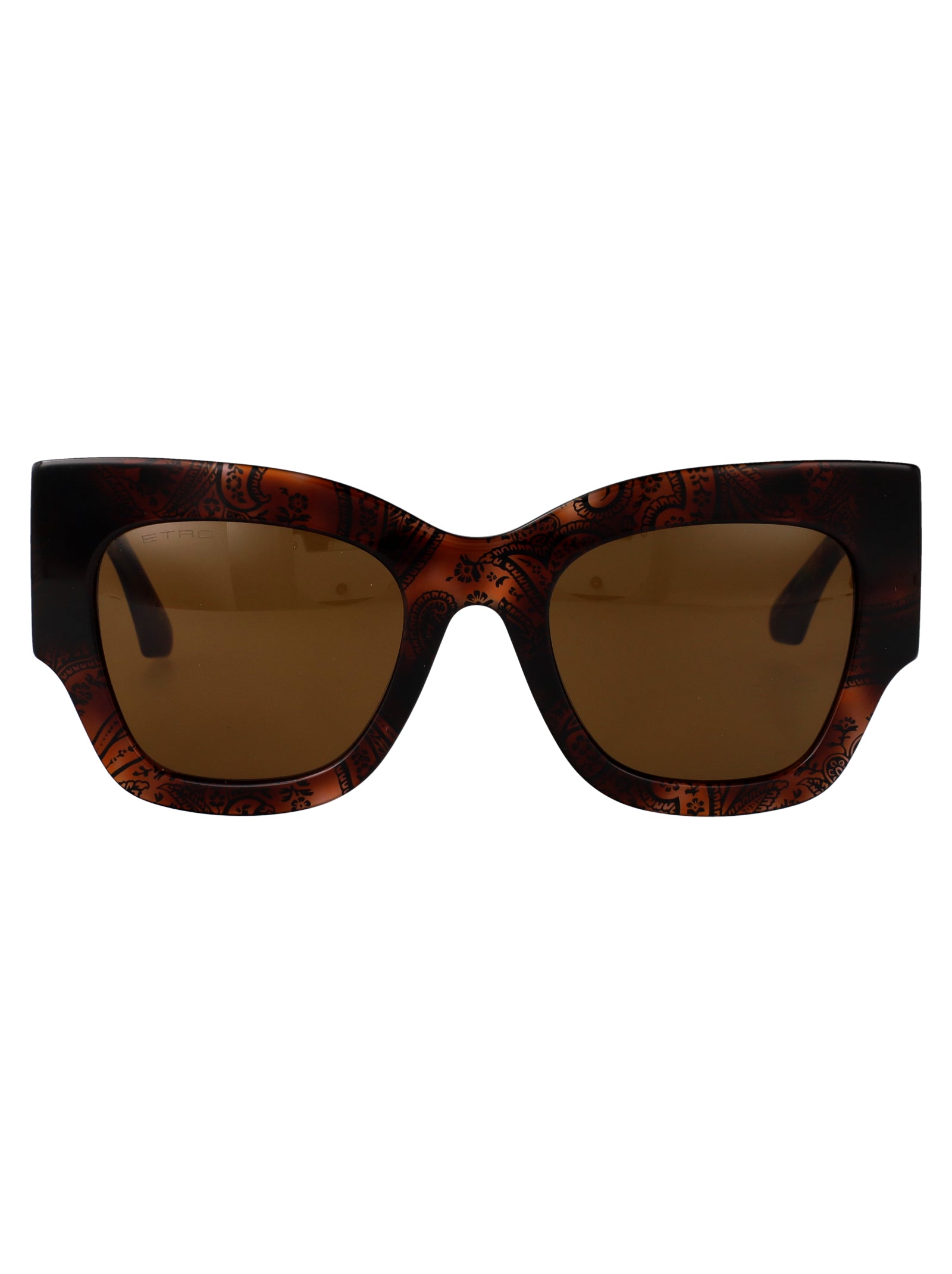 ETRO Pattern Havana Acetate Sunglasses for Women