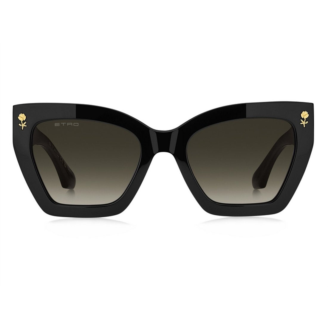 ETRO Stylish Women’s Acetate Sunglasses with Brown Shaded Lenses