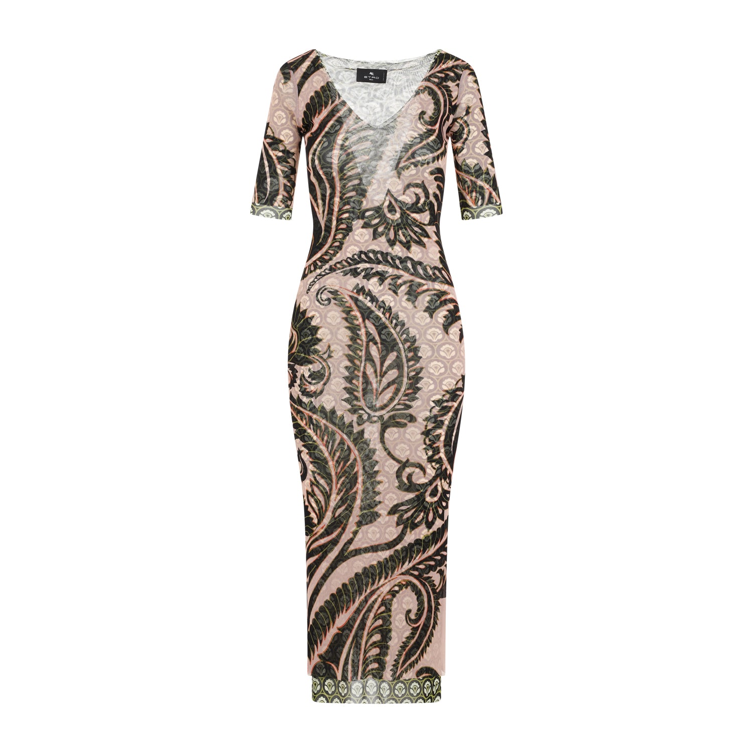 ETRO Chic Midi Dress with Signature Prints