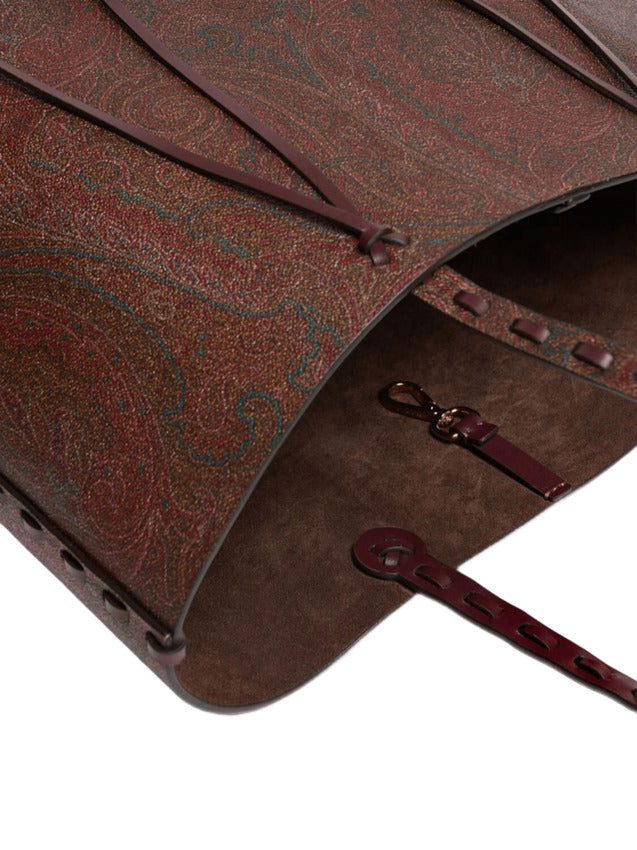 ETRO Medium Paisley Jacquard Handbag with Matching Pouch