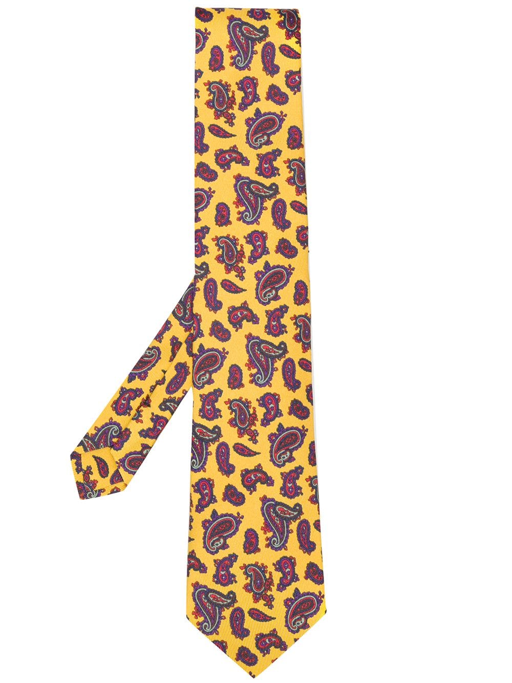 ETRO Silk Tie with All-Over Paisley Print