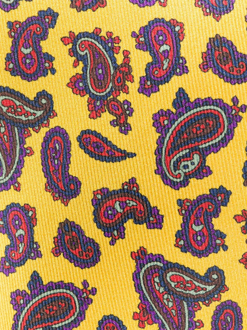 ETRO Silk Tie with All-Over Paisley Print