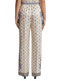 ETRO Wide-Leg Trousers with Jacquard Floral Print
