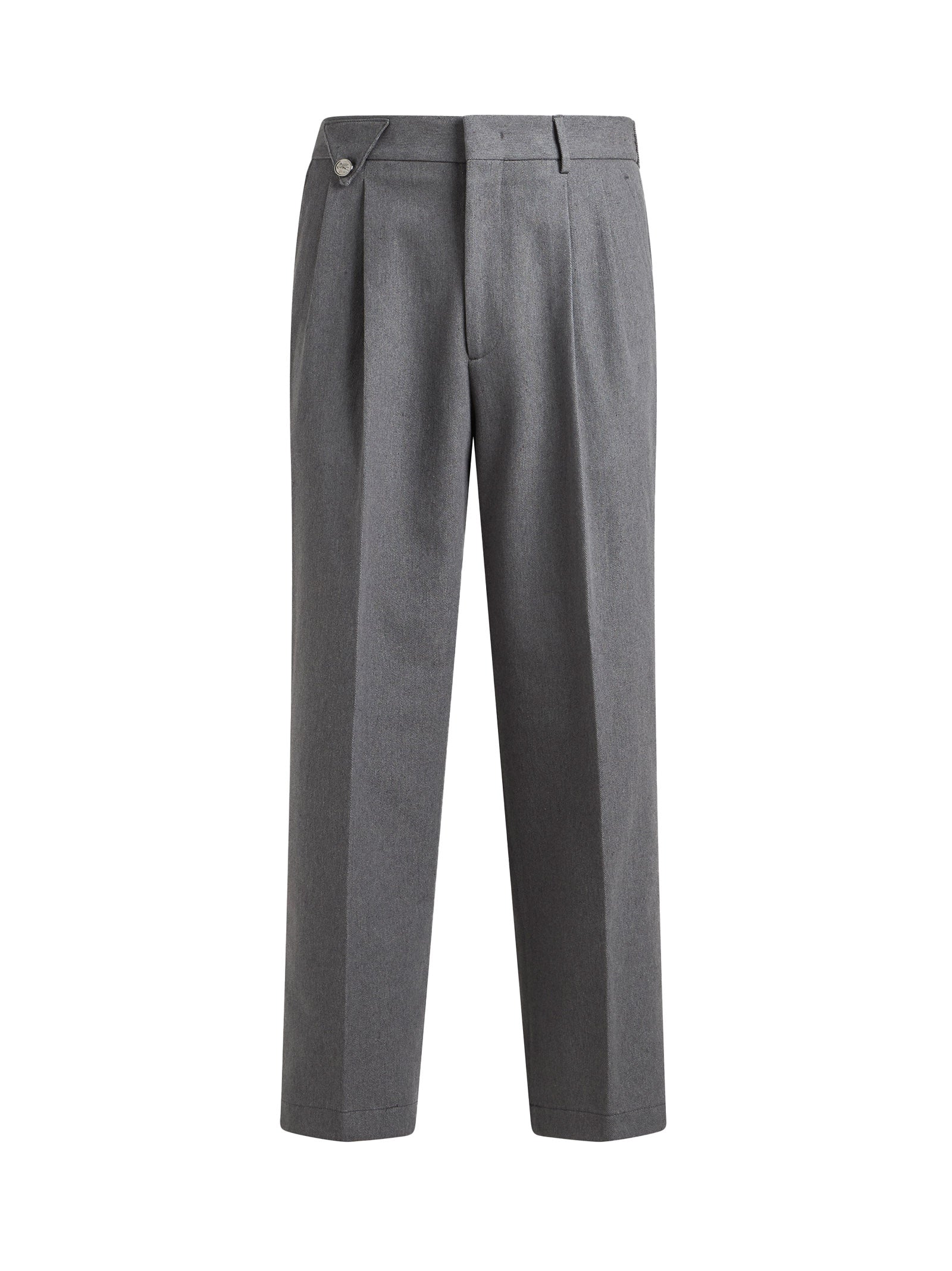 ETRO Tailored Wool Trousers with Elastic Waistband