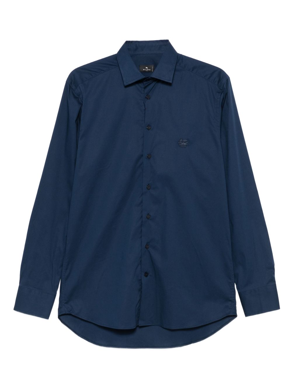 ETRO Long-Sleeved Stretch Cotton Shirt for Men - FW25