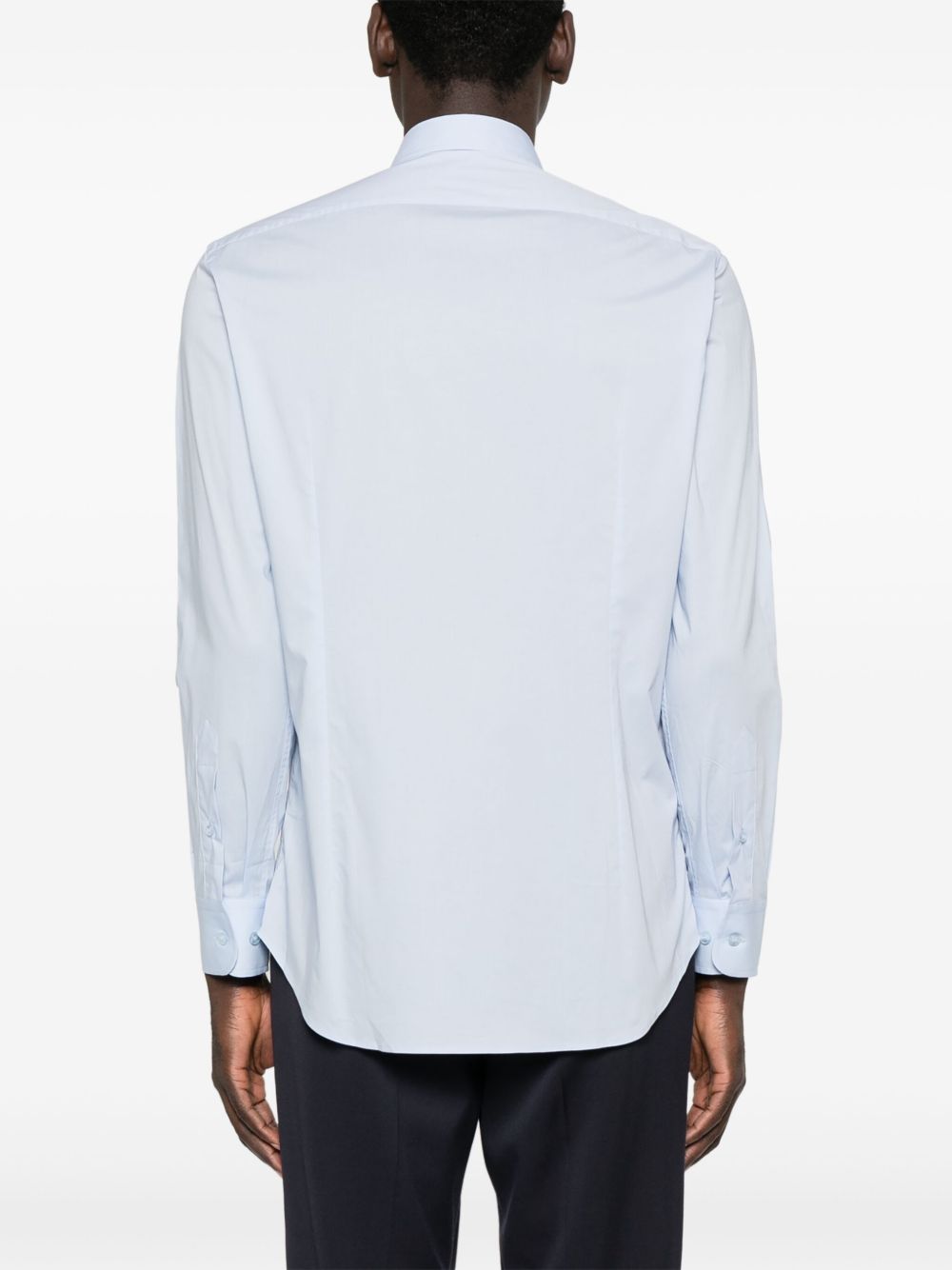 ETRO Long-Sleeved Stretch Cotton Shirt for Men - Fall Winter 25/26