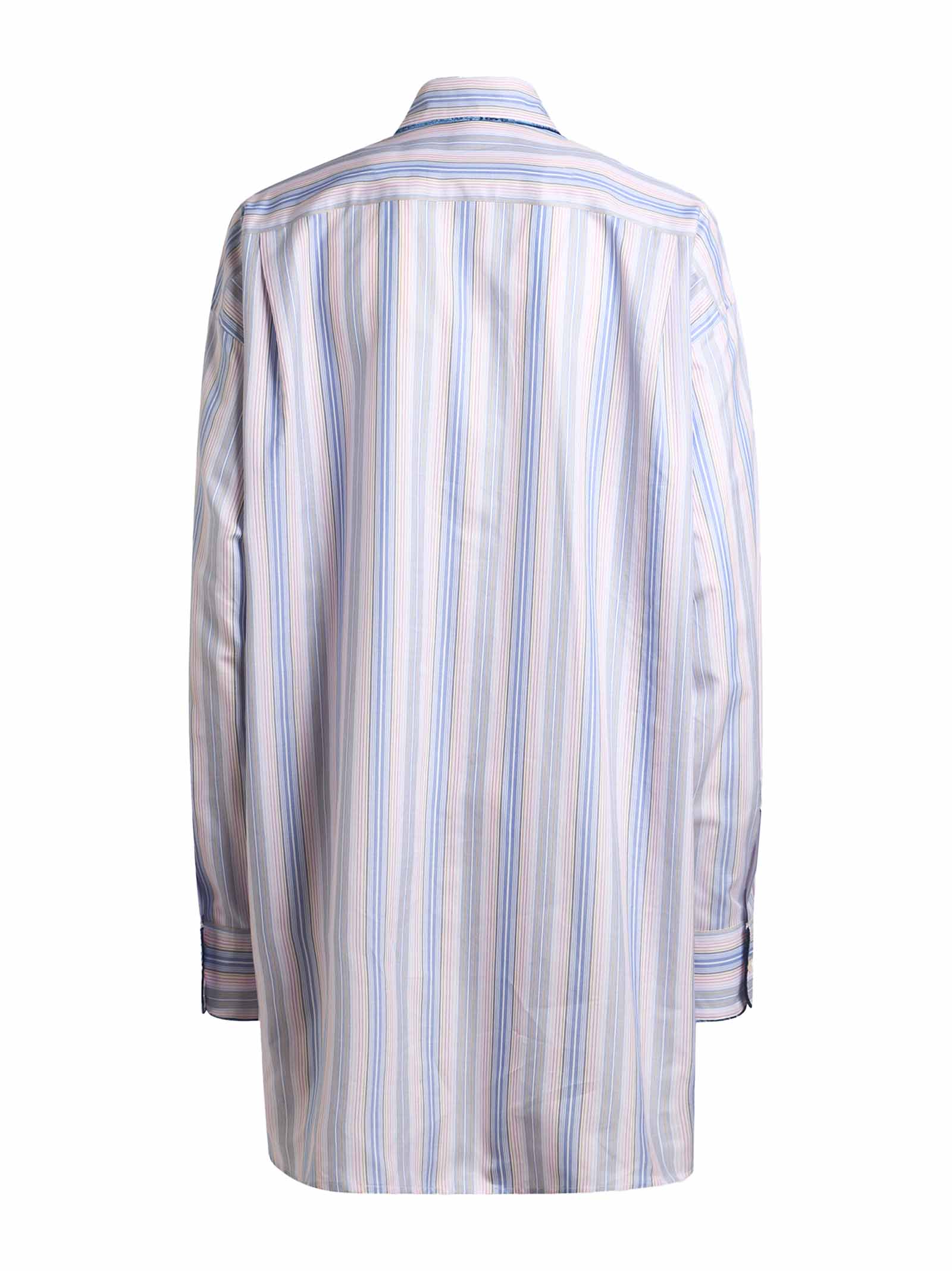 ETRO Straight-Fit Striped Shirt - Women's