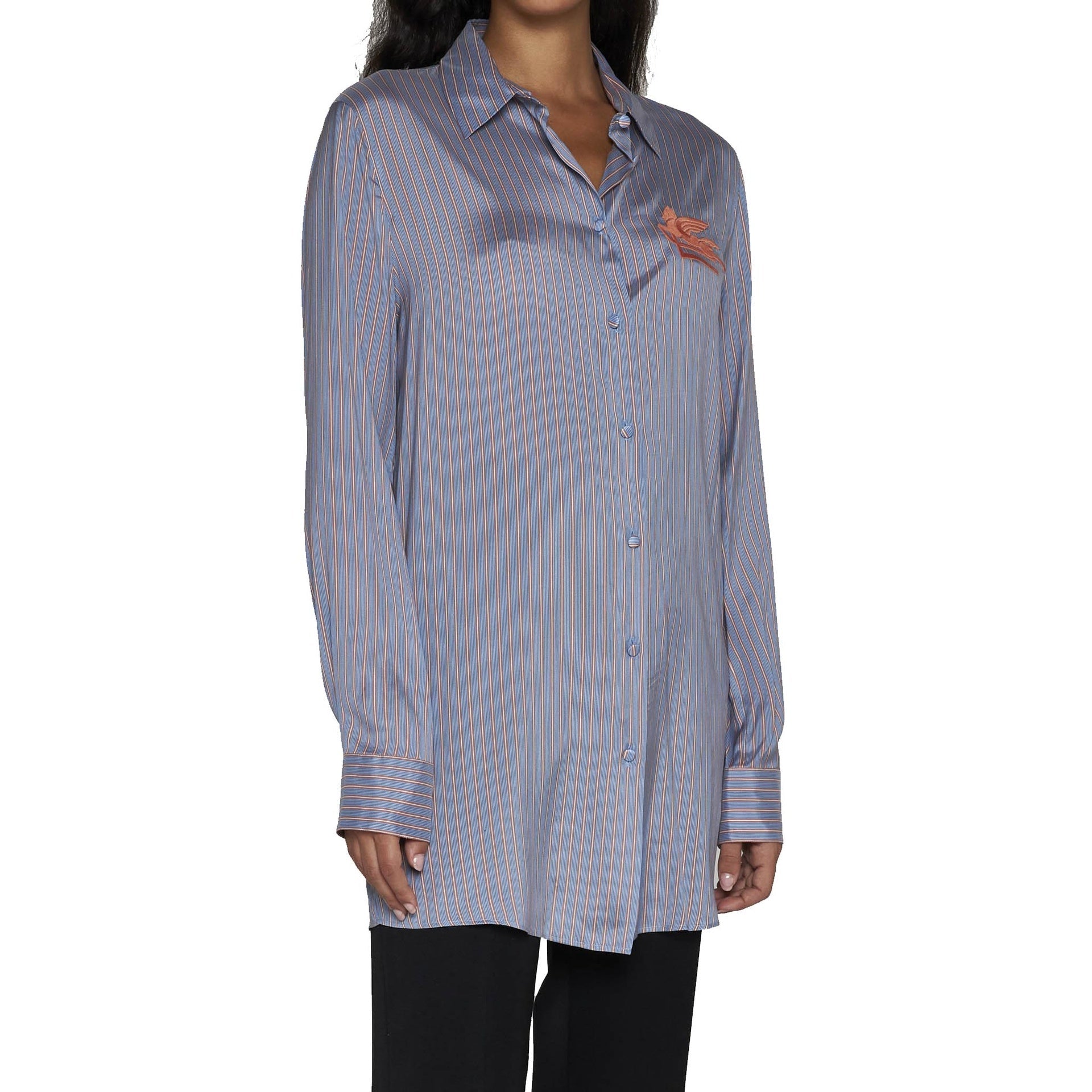 ETRO Luxurious Striped Silk Shirt for Women